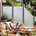 Vorschaubild GroJa Ambiente Glas-Sichtschutz Typ Schräg rechts 90x180/90