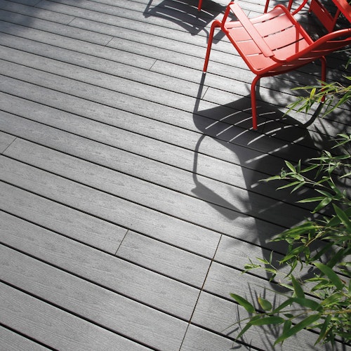 FIBERON Terrassendiele WPC Pro-Tec plus Earl Grey