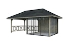 Vorschaubild Palmako Pavillon Bianca 16,6 m² Set 204 Slide - 28 mm