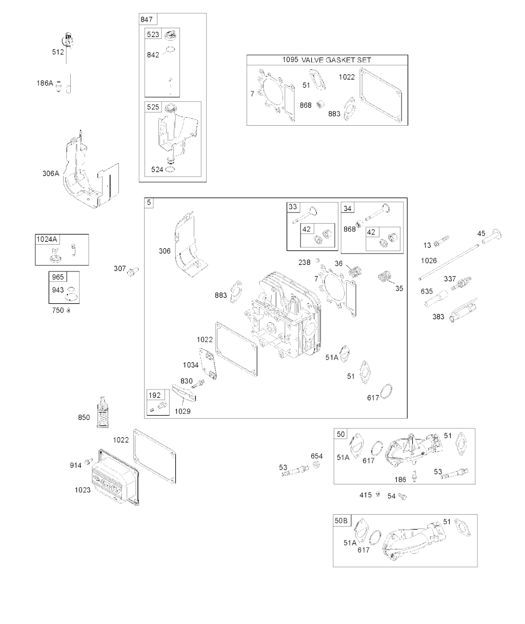 Explosionszeichnung Ersatzteile