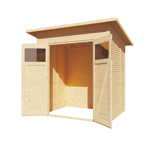 Bertilo Gartenhaus Pent Modern 2 - 18 mm