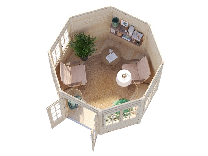 Palmako Pavillon Veronica 4 6,7 m² - 28 mm