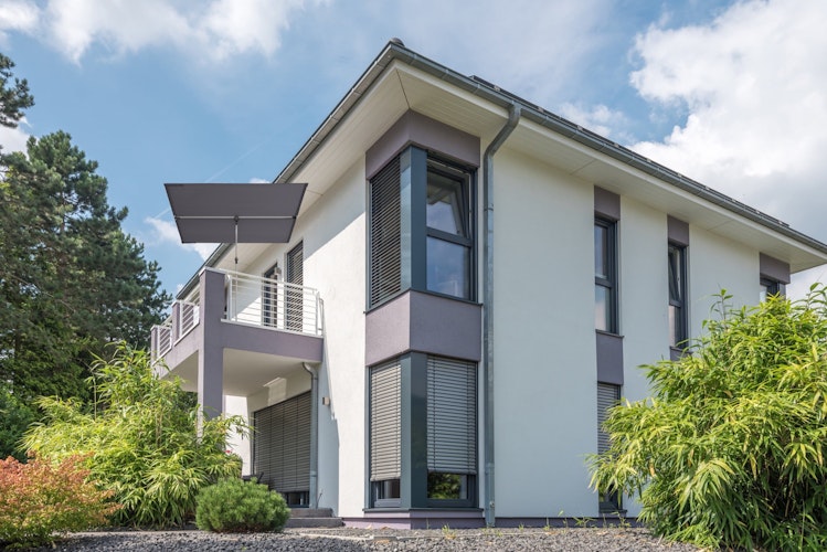 doppler Balkonblende ACTIVE 180 x 130, Stahl Silber / Polyester 180 g/m²