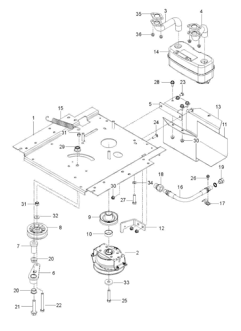 Explosionszeichnung Ersatzteile