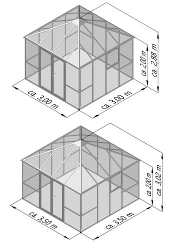 KGT Gewächshaus-Pavillon PaviLux
