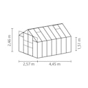 Vorschaubild Vitavia Gewächshaus Uranus 11500 inkl. 4 Dachfenstern - 11,5 m²