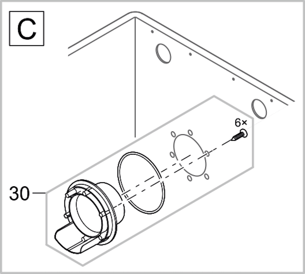 Explosionszeichnung Ersatzteile