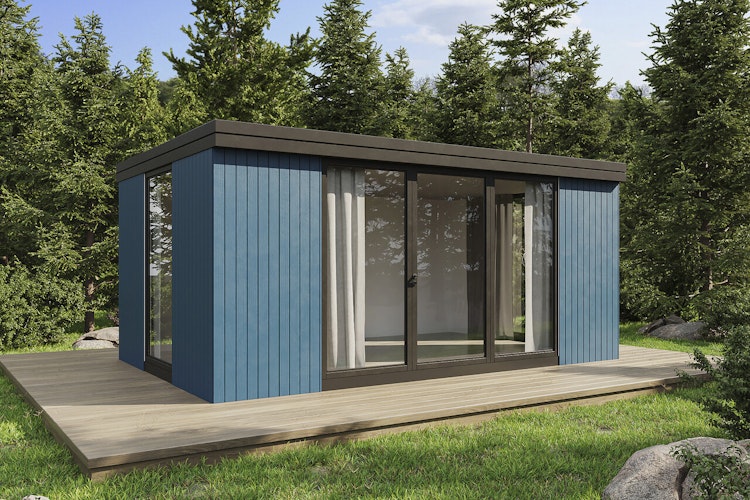 Wolff Finnhaus Design-Gartenhaus Himma 5434 isolierverglast - 94 mm  