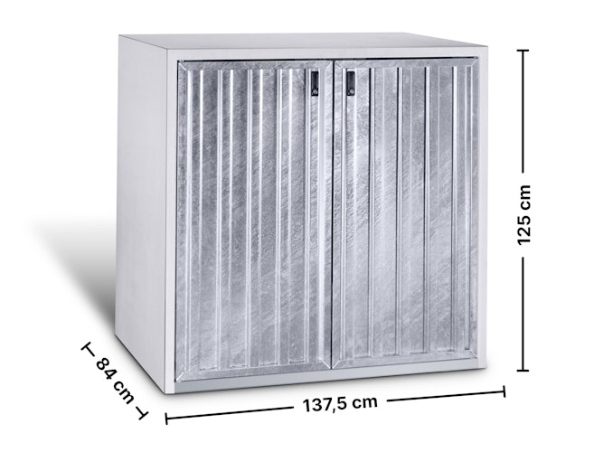 Paul Wolff Mülltonnenbox KLASSIK Doppelschrank 242