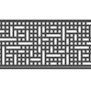 Vorschaubild Traumgarten System Dekorprofil QUATTRO Anthrazit