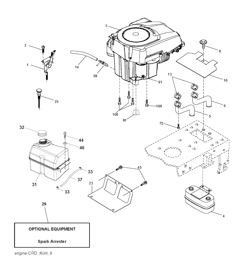 Explosionszeichnung Ersatzteile