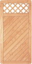 Vorschaubild T&J SKAGEN RANK Sichtschutzzaun Lärche 900 x 1800 mm