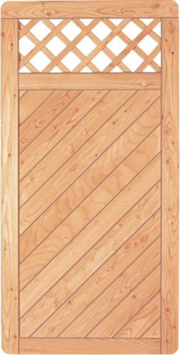 T&J SKAGEN RANK Sichtschutzzaun Lärche 900 x 1800 mm