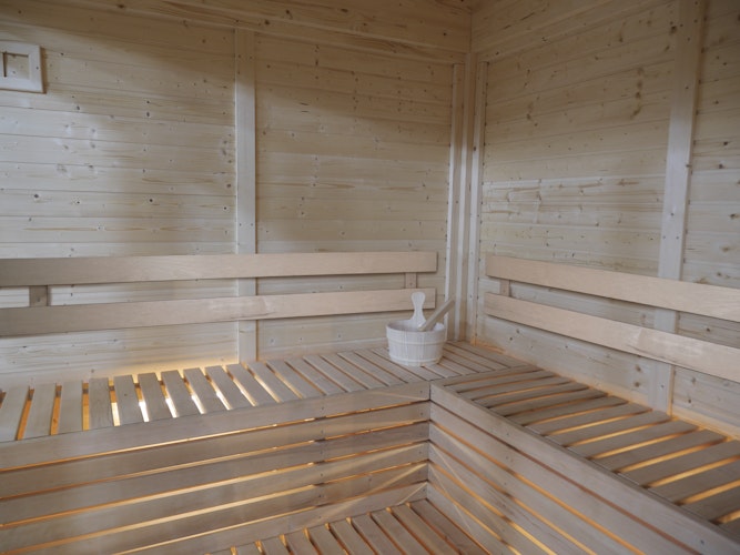 Wolff Finnhaus Saunahaus Paradiso 2x2 (1-Raum)