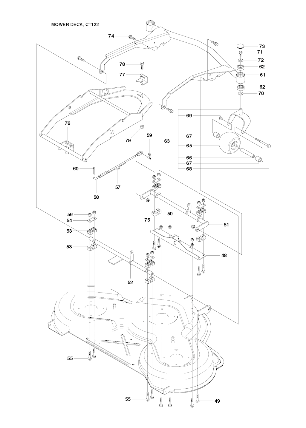 Explosionszeichnung Ersatzteile