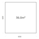 Vorschaubild Palmako Fundamentrahmen 6x6 m (inkl. LogFoot)