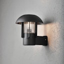 Vorschaubild Konstsmide Wandleuchte Heimdal, schwarz, klares Glas (404-750)