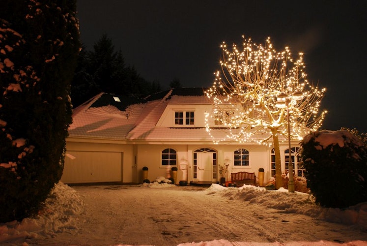 Konstsmide Weihnachtsbeleuchtung  LED Mini-Lichterkette 80 warmweiße Dioden