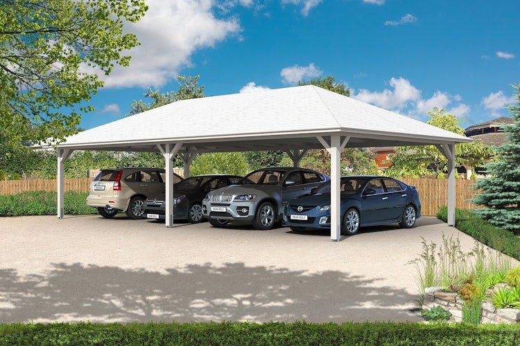 Skan Holz Carport Taunus 1176 x 634 cm