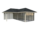 Vorschaubild Palmako Pavillon Bianca 24,9 m² Set 214 Slide - 28 mm