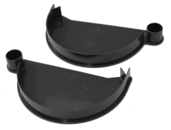 Endstück rechts, RG100 Typ 300 anthrazit (1 Stück)