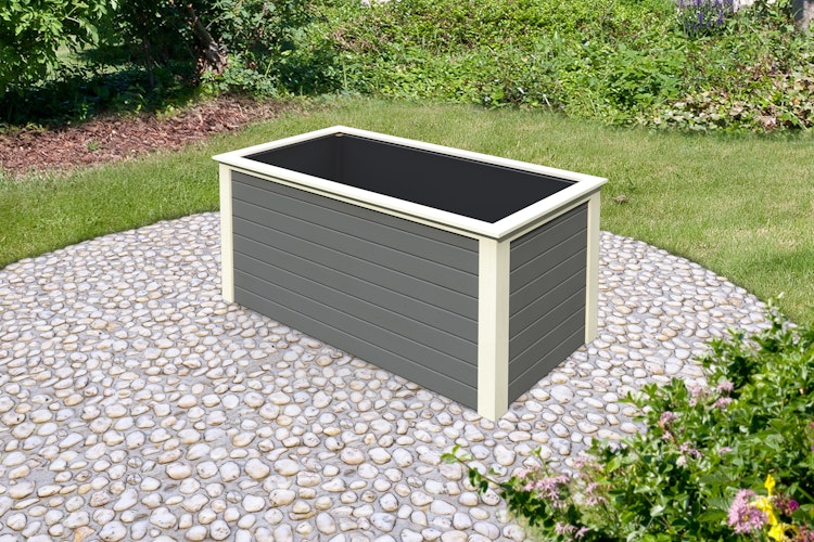 Karibu Hochbeet 1 - 1490 l Fassungsvermögen 28 mm Wandstärke