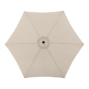 Vorschaubild doppler Mittelmastschirm LIFE Woodstyle 305 Lift, Aluminium Holzoptik / 100 % Polyester 180 g/m² 