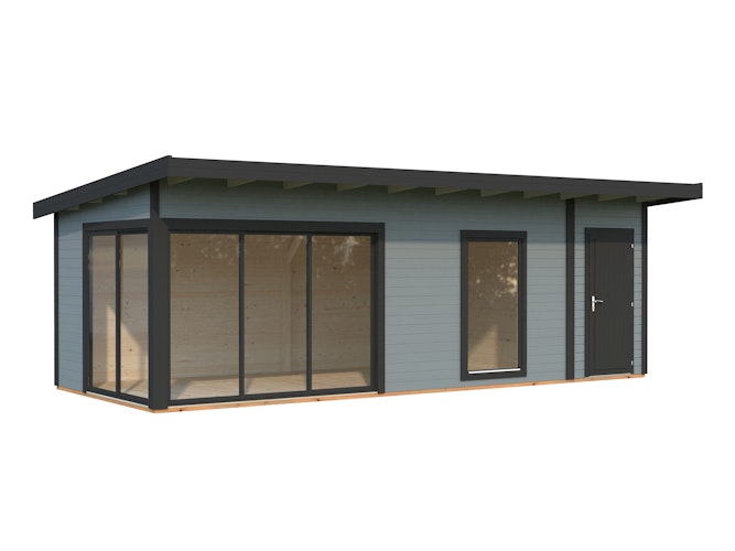 Palmako Gartenhaus Andrea 21,1 m² Slide - 44 mm