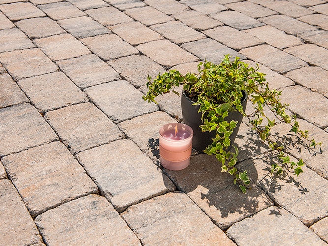 Diephaus Pflasterstein ANTIK GEK. MUSCHELKALK 21/14/7 CM PAL