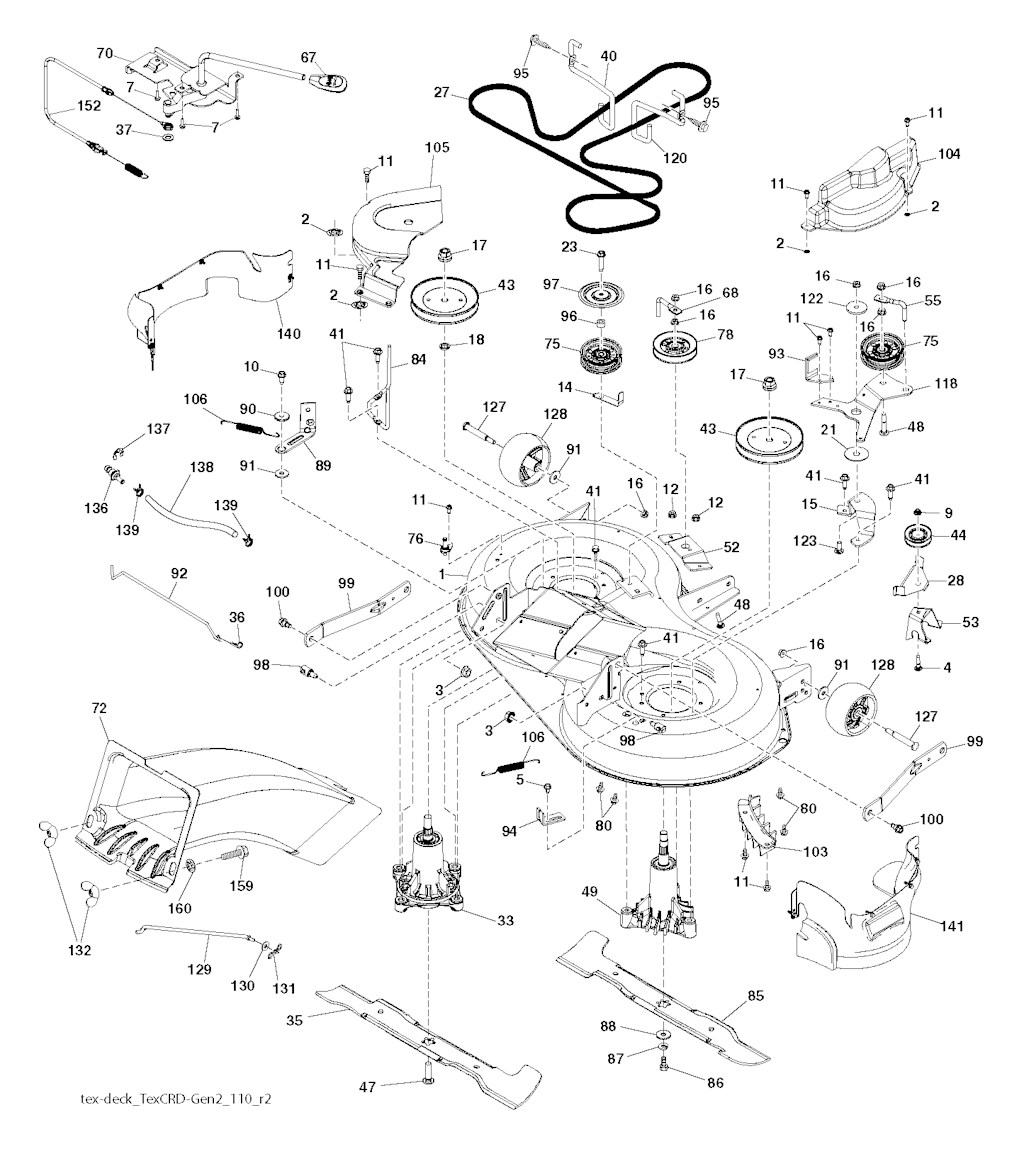 Explosionszeichnung Ersatzteile