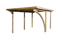 Vorschaubild Weka Einzelcarport 606 A mit Rundbogen