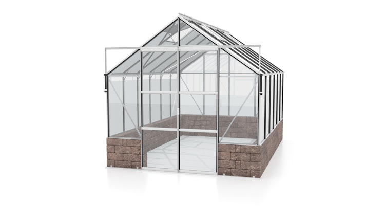 Vitavia Gewächshaus Cassandra 9900 inkl. Sockelmauer - 9,9 m²