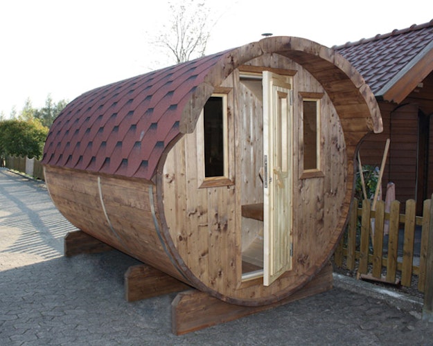 Wolff Finnhaus Saunafass Fasssauna 330 (2-Raum)