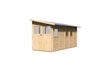 Vorschaubild Karibu Premium Anlehn-Gartenhaus Gerätehaus Juist/Wandlitz 2/3/4/5 - 19 mm