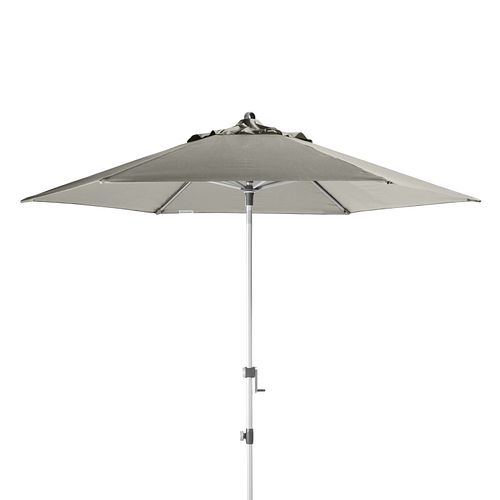 doppler Mittelmastschirm EXPERT 280 Auto-Tilt, Aluminium Silber / 100 % Polyester 180 g/m²