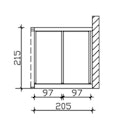 Vorschaubild Skan Holz Seitenwände aus Polycarbonat für Terrassendach (Wandanbau)