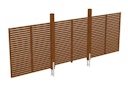 Vorschaubild Skan Holz Rückwand Rhombus passend für Doppel-Carport Spessart