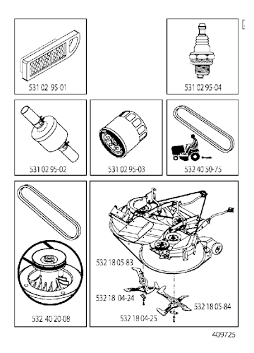Husqvarna Gartentraktoren 96061018904 CTH191