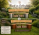 Vorschaubild Badeko Bank „Pforzheim“ aus Cortenstahl inkl. Lehne