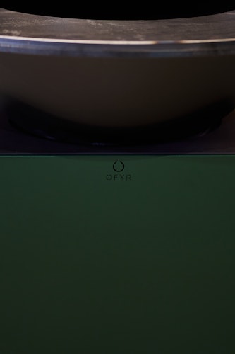 OFYR Plancha Grill 10th Anniversary Edition Chrome Green 100