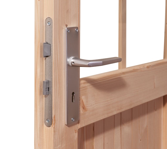 Karibu Woodfeeling Gartenhaus Kandern 1/2/3 mit 235 cm Schleppdach + Rückwand