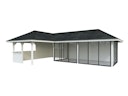 Vorschaubild Palmako Pavillon Bianca 33,2 m² Set 220 Slide
