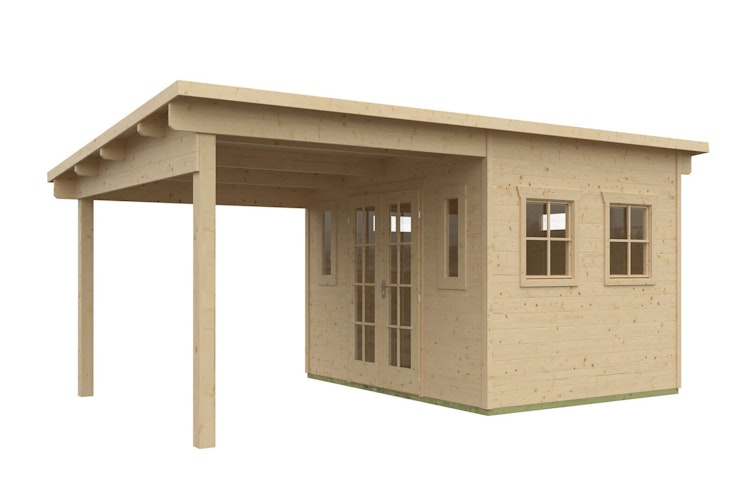 Skan Holz Gartenhaus Dilbeek - 28 mm