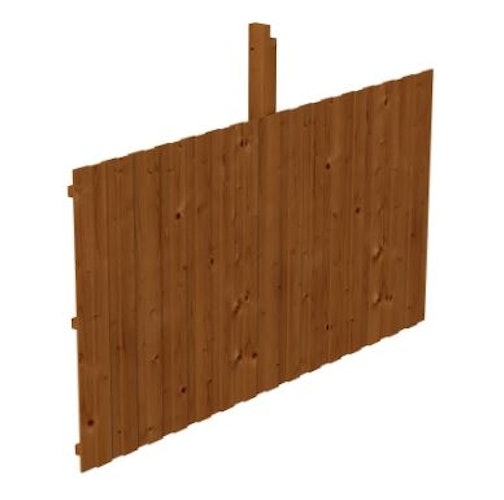 Skan Holz Rückwand für Leimholz Einzel- Carports - Deckelschalung