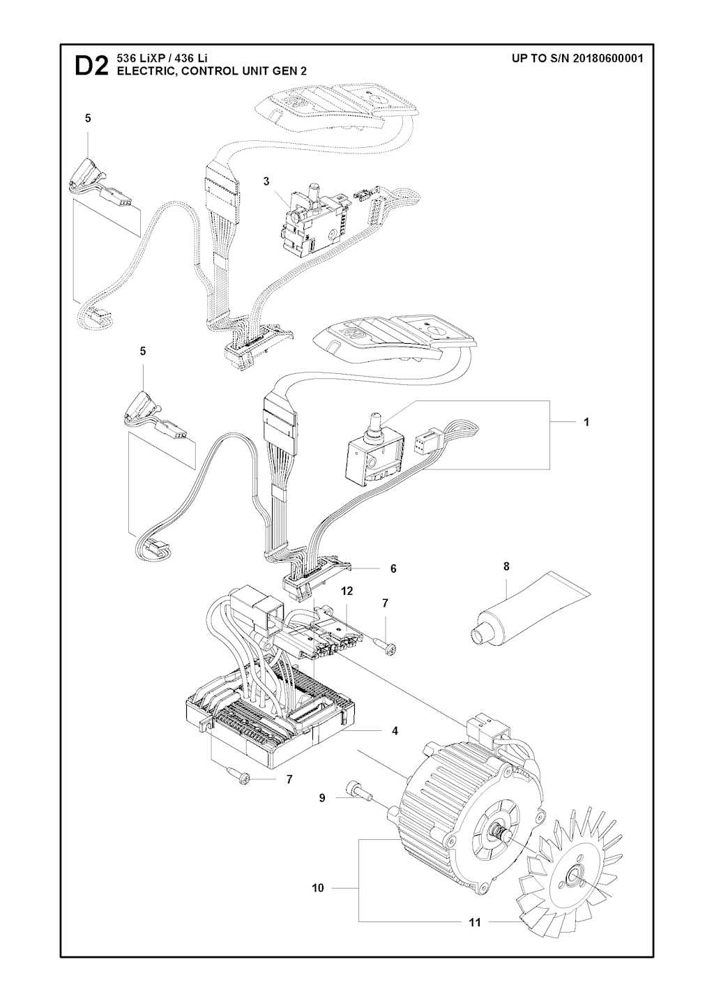 Explosionszeichnung Ersatzteile
