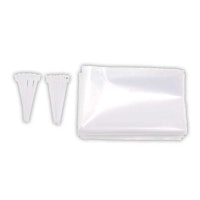 KHW Zubehörset für Tomatenhut inkl. 1x Folie, 12x Klettband