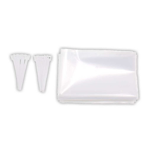 KHW Zubehörset für Tomatenhut inkl. 1x Folie, 12x Klettband