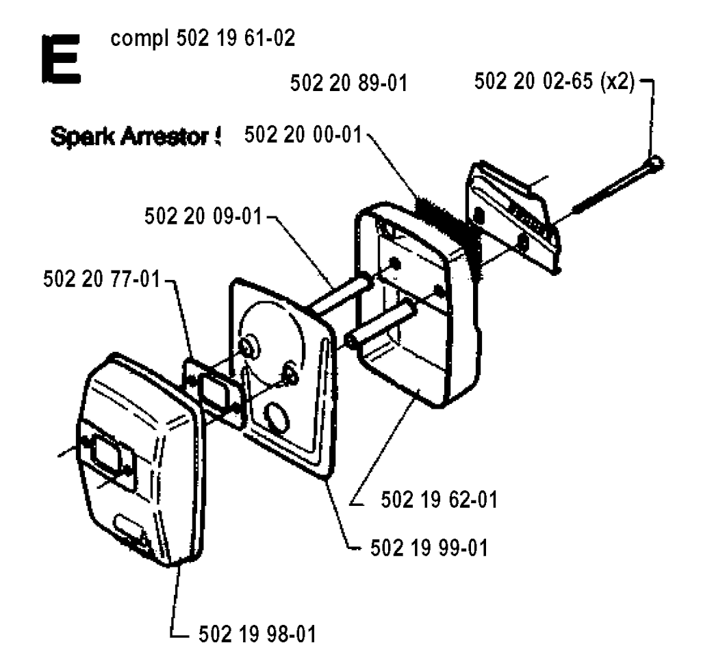 Explosionszeichnung Ersatzteile