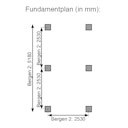 Vorschaubild Karibu 4-Eck Pavillon Bergen 1 kesseldruckimprägniert