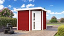 Vorschaubild Weka 21 mm Gartenhaus 229 A Eckhaus inkl. moderner Design-Einzeltür